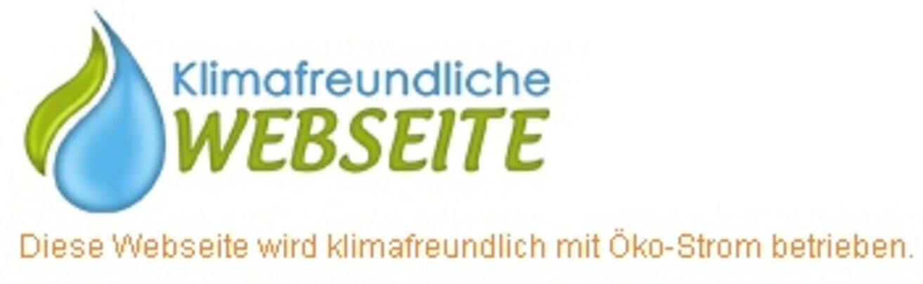 Logo Klimafreundliche Website Logo Klimafreundliche Website